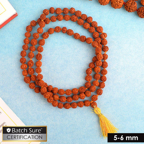 Panchmukhi Rudraksha Jaap Mala 5mm